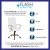 Flash Furniture GO-2286H-WH-GLD-GG High Back White LeatherSoft Executive Swivel Office Chair with Gold Frame and Arms addl-3