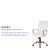 Flash Furniture GO-2286H-WH-GLD-GG High Back White LeatherSoft Executive Swivel Office Chair with Gold Frame and Arms addl-4