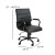 Flash Furniture GO-2286M-BK-BK-GG Mid-Back Black LeatherSoft Executive Swivel Office Chair with Black Frame and Arms addl-6