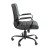 Flash Furniture GO-2286M-BK-BK-GG Mid-Back Black LeatherSoft Executive Swivel Office Chair with Black Frame and Arms addl-9