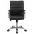 Flash Furniture GO-2286M-BK-GG Mid-Back Black LeatherSoft Executive Swivel Office Chair with Chrome Frame and Arms addl-10