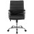 Flash Furniture GO-2286M-BK-GG Mid-Back Black LeatherSoft Executive Swivel Office Chair with Chrome Frame and Arms addl-10