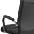 Flash Furniture GO-2286M-BK-GG Mid-Back Black LeatherSoft Executive Swivel Office Chair with Chrome Frame and Arms addl-11