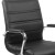 Flash Furniture GO-2286M-BK-GG Mid-Back Black LeatherSoft Executive Swivel Office Chair with Chrome Frame and Arms addl-8