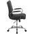Flash Furniture GO-2286M-BK-GG Mid-Back Black LeatherSoft Executive Swivel Office Chair with Chrome Frame and Arms addl-9