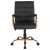 Flash Furniture GO-2286M-BK-GLD-GG Mid-Back Black LeatherSoft Executive Swivel Office Chair with Gold Frame and Arms addl-10
