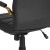 Flash Furniture GO-2286M-BK-GLD-GG Mid-Back Black LeatherSoft Executive Swivel Office Chair with Gold Frame and Arms addl-8