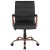 Flash Furniture GO-2286M-BK-RSGLD-GG Mid-Back Black LeatherSoft Executive Swivel Office Chair with Rose Gold Frame and Arms addl-9