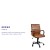 Flash Furniture GO-2286M-BR-BK-GG Mid-Back Brown LeatherSoft Executive Swivel Office Chair with Black Frame and Arms addl-4