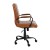 Flash Furniture GO-2286M-BR-BK-GG Mid-Back Brown LeatherSoft Executive Swivel Office Chair with Black Frame and Arms addl-9