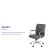 Flash Furniture GO-2286M-GR-GG Mid-Back Gray LeatherSoft Executive Swivel Office Chair with Chrome Frame and Arms addl-4