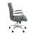 Flash Furniture GO-2286M-GR-GG Mid-Back Gray LeatherSoft Executive Swivel Office Chair with Chrome Frame and Arms addl-9