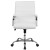 Flash Furniture GO-2286M-WH-GG Mid-Back Gold LeatherSoft Executive Swivel Office Chair with Chrome Frame and Arms addl-10
