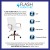Flash Furniture GO-2286M-WH-RSGLD-GG Mid-Back White LeatherSoft Executive Swivel Office Chair with Rose Gold Frame and Arms addl-3