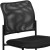 Flash Furniture GO-515-2-GG Comfort Black Mesh Stackable Steel Side Chair addl-10