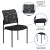 Flash Furniture GO-515-2-GG Comfort Black Mesh Stackable Steel Side Chair addl-4