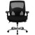 Flash Furniture GO-99-3-GG Intensive Use 500 lb. Black Mesh Executive Ergonomic Office Chair with Ratchet Back addl-10