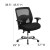 Flash Furniture GO-99-3-GG Intensive Use 500 lb. Black Mesh Executive Ergonomic Office Chair with Ratchet Back addl-6