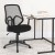 Flash Furniture GO-WY-193A-A-BK-GG Saler High Back Black Mesh Office Chair with Arms addl-1