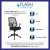 Flash Furniture GO-WY-193A-A-BK-GG Saler High Back Black Mesh Office Chair with Arms addl-3