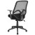 Flash Furniture GO-WY-193A-A-BK-GG Saler High Back Black Mesh Office Chair with Arms addl-4