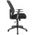 Flash Furniture GO-WY-193A-A-BK-GG Saler High Back Black Mesh Office Chair with Arms addl-5
