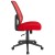 Flash Furniture GO-WY-193A-RED-GG Saler High Back Red Mesh Office Chair addl-5