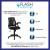Flash Furniture GO-WY-82-GG Mid-Back Designer Black Mesh Swivel Task Office Chair with Open Arms addl-3