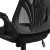 Flash Furniture GO-WY-82-GG Mid-Back Designer Black Mesh Swivel Task Office Chair with Open Arms addl-7