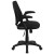 Flash Furniture GO-WY-82-GG Mid-Back Designer Black Mesh Swivel Task Office Chair with Open Arms addl-8