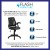 Flash Furniture GO-WY-82-LEA-GG Mid-Back Designer Black Mesh Swivel LeatherSoft Task Office Chair with Open Arms addl-3
