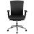 Flash Furniture GO-WY-85-7-GG Intensive Use 300 lb. Black LeatherSoft Multifunction Ergonomic Office Chair with Seat Slider addl-9