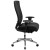 Flash Furniture GO-WY-85H-1-GG Intensive Use 300 lb. Black LeatherSoft Multifunction Ergonomic Office Chair with Seat Slider addl-7