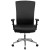 Flash Furniture GO-WY-85H-1-GG Intensive Use 300 lb. Black LeatherSoft Multifunction Ergonomic Office Chair with Seat Slider addl-8