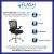 Flash Furniture GO-WY-87-2-GG Mid-Back Black Mesh Executive Swivel Chair with Height Adjustable Flip-Up Arms addl-3