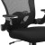 Flash Furniture GO-WY-87-2-GG Mid-Back Black Mesh Executive Swivel Chair with Height Adjustable Flip-Up Arms addl-7