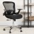 Flash Furniture GO-WY-87-GG Black Mid-Back Black Mesh Executive Swivel Ergonomic Office Chair addl-1