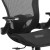 Flash Furniture GO-WY-87-GG Black Mid-Back Black Mesh Executive Swivel Ergonomic Office Chair addl-6