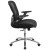 Flash Furniture GO-WY-87-GG Black Mid-Back Black Mesh Executive Swivel Ergonomic Office Chair addl-7
