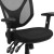 Flash Furniture GO-WY-89-GG Black Mid-Back Mesh Multifunction Swivel Ergonomic Task Office Chair with Adjustable Arms addl-11