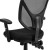 Flash Furniture GO-WY-89-GG Black Mid-Back Mesh Multifunction Swivel Ergonomic Task Office Chair with Adjustable Arms addl-8