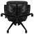 Flash Furniture H-2809-1KY-BK-GG Black Ergonomic Mesh Office Chair with Adjustable Arms addl-12