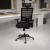 Flash Furniture H-2809-1KY-BK-GG Black Ergonomic Mesh Office Chair with Adjustable Arms addl-1