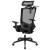 Flash Furniture H-2809-1KY-BK-GG Black Ergonomic Mesh Office Chair with Adjustable Arms addl-7