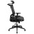 Flash Furniture H-2809-1KY-BK-GG Black Ergonomic Mesh Office Chair with Adjustable Arms addl-9