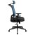Flash Furniture H-2809-1KY-BL-GG Blue/Black Ergonomic Mesh Office Chair with Adjustable Arms addl-7