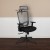 Flash Furniture H-2809-1KY-GY-GG Gray/Black Ergonomic Mesh Office Chair with Adjustable Arms addl-1
