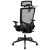 Flash Furniture H-2809-1KY-GY-GG Gray/Black Ergonomic Mesh Office Chair with Adjustable Arms addl-5