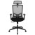Flash Furniture H-2809-1KY-GY-GG Gray/Black Ergonomic Mesh Office Chair with Adjustable Arms addl-8