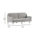 Flash Furniture HC-1035-GY-GG Convertible Split Back Sofa Futon with Curved Armrests and Solid Wood Legs - Gray Faux Linen Upholstery addl-4